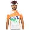 Men’s Cycling Jersey Short Sleeves Mountain Bike Shirt Top Reflective Pockets