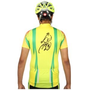 Men’s Cycling Jerseys Tops Biking Shirts Short Sleeve Bike Clothing Full Zipper Bicycle Jacket with Pockets