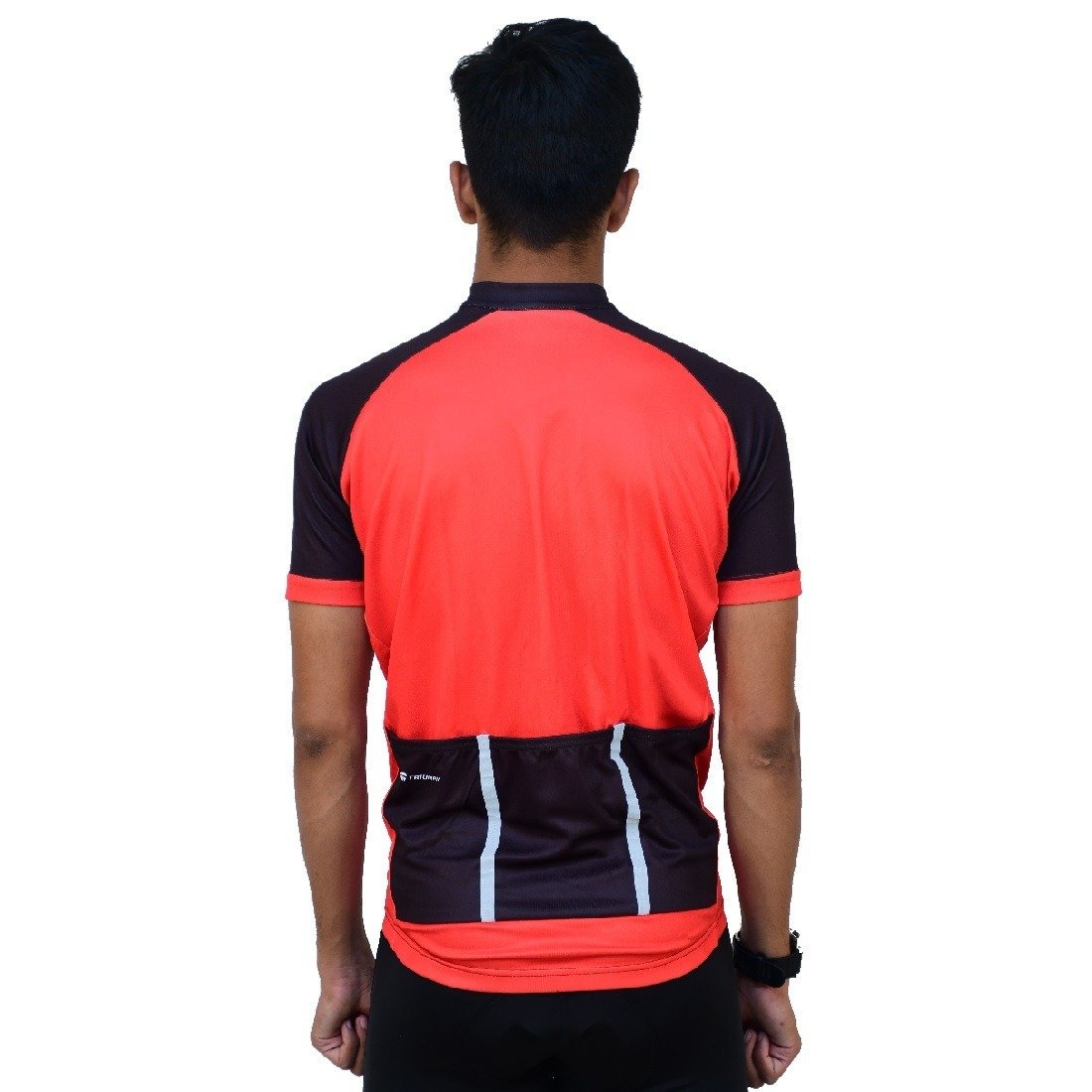Men’s Cycling Jersey Red | Customised Cycling Wear Black, Red & White Color