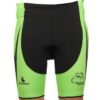 Men’s Cycling Shorts 3D Padded for Bicycle Riding Bike Biking Cycle - Green Black