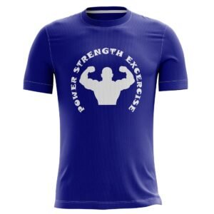 Gym Workout Jersey for men Blue Color