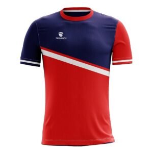 Professional Kabaddi Jersey for Men Red & Blue Color