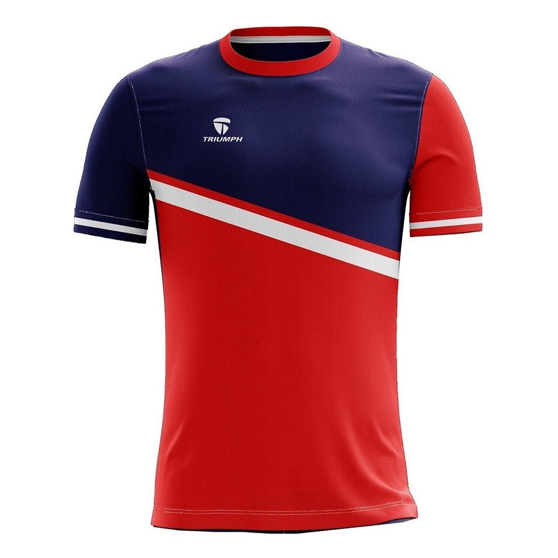 Professional Kabaddi Jersey for Men Red & Blue Color
