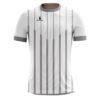Half Sleeve Kabaddi Jersey | Custom Sportswear White & Grey Color
