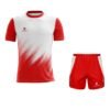 Training / Workout / GYM Jersey & Short For Men | Custom Sports T Shirts White & Red Color