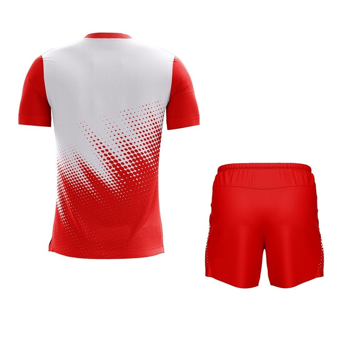 Training / Workout / GYM Jersey & Short For Men | Custom Sports T Shirts White & Red Color