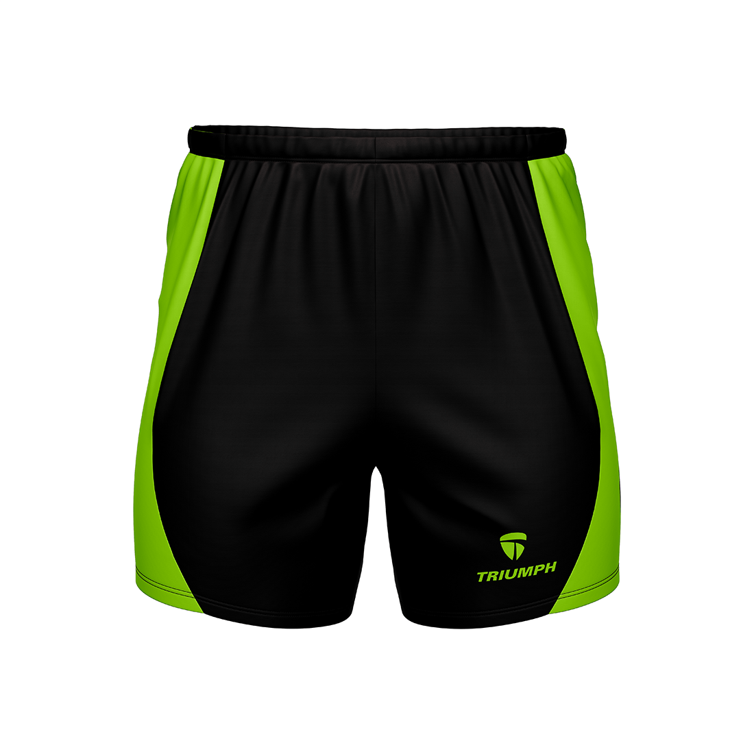 Running Shorts for Mens | Sports Shorts | Dri-Fit Shorts | Workout Shorts Black & Green Color