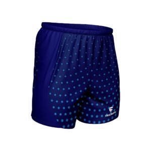 Men’s Running Shorts Quick Dry Athletic Workout Gym Shorts with Zipper Pockets Blue Color