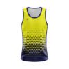 Tank Tops and Vests for Men | Sleeveless Singlet Yellow & Navy Blue Color
