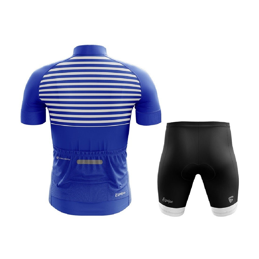 Cycling Professional Padded Shorts and Jersey | Custom Cycling Wear Royal Blue & Black Color