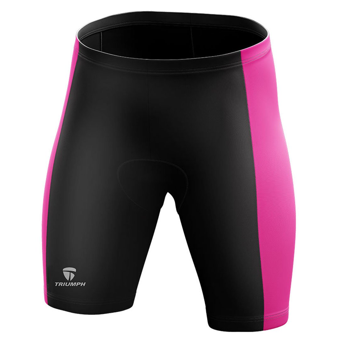 Men’s Padded Cycling Shorts | Road Bicycle Tights Riding Biking Half Pant Black & Pink Color