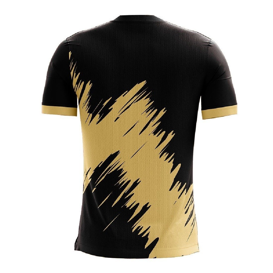 Men’s Round Neck Cycling Tshirt | Custom Cycling Apparel Black & Golden Color