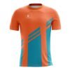 Women Cycling Shirts and Jersey | Men’s Customised Clothes Orange & Blue Color
