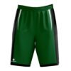 Men Basketball Shorts I Quick Dry Running I Gym I Workout Sports Green & Black Color