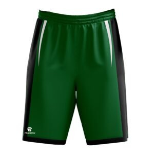 Men Basketball Shorts I Quick Dry Running I Gym I Workout Sports Green & Black Color