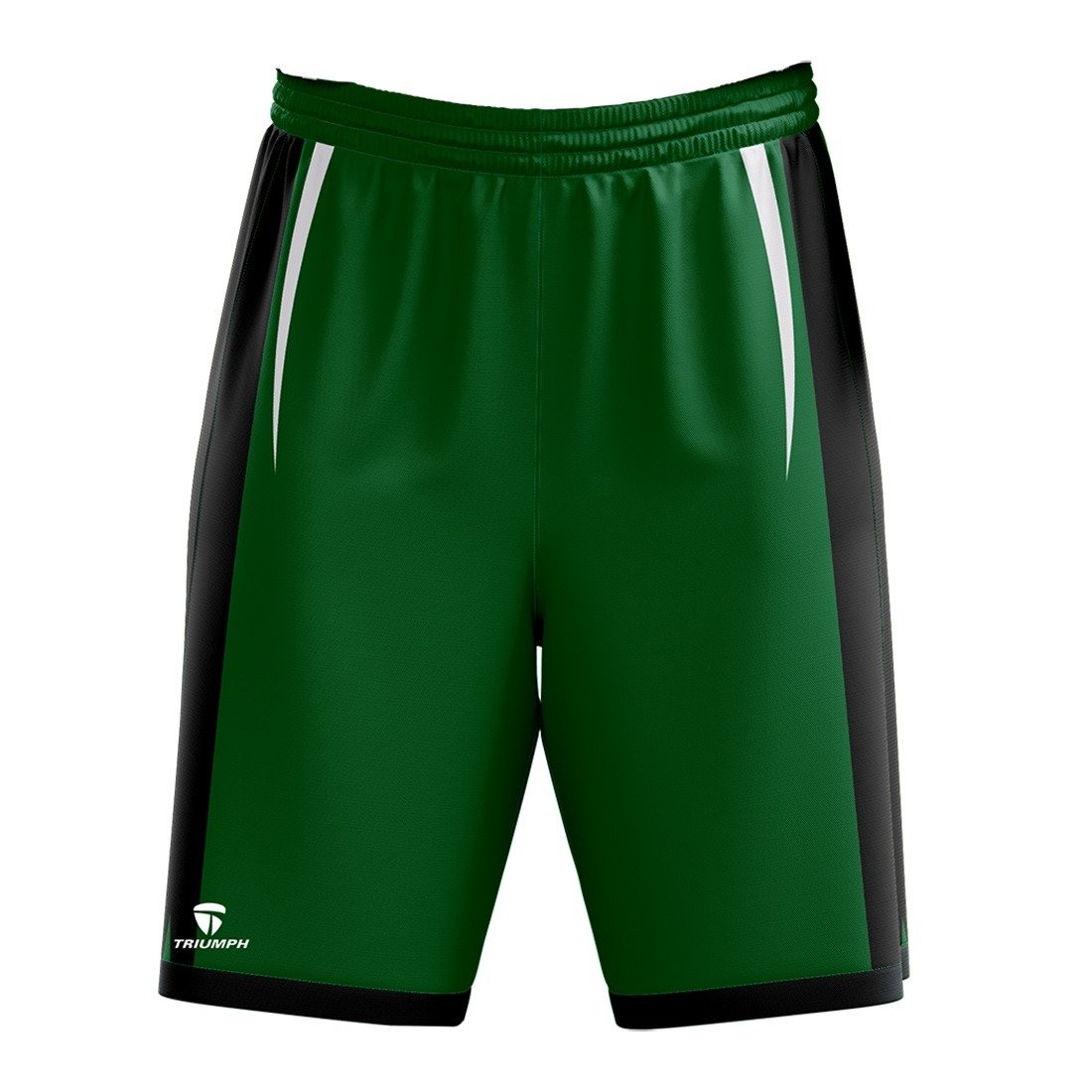 Men Basketball Shorts I Quick Dry Running I Gym I Workout Sports Green & Black Color