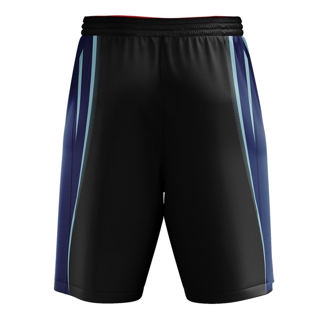 Men’s Athletic Basketball Shorts with Pockets | Custom Sportswear Black Color
