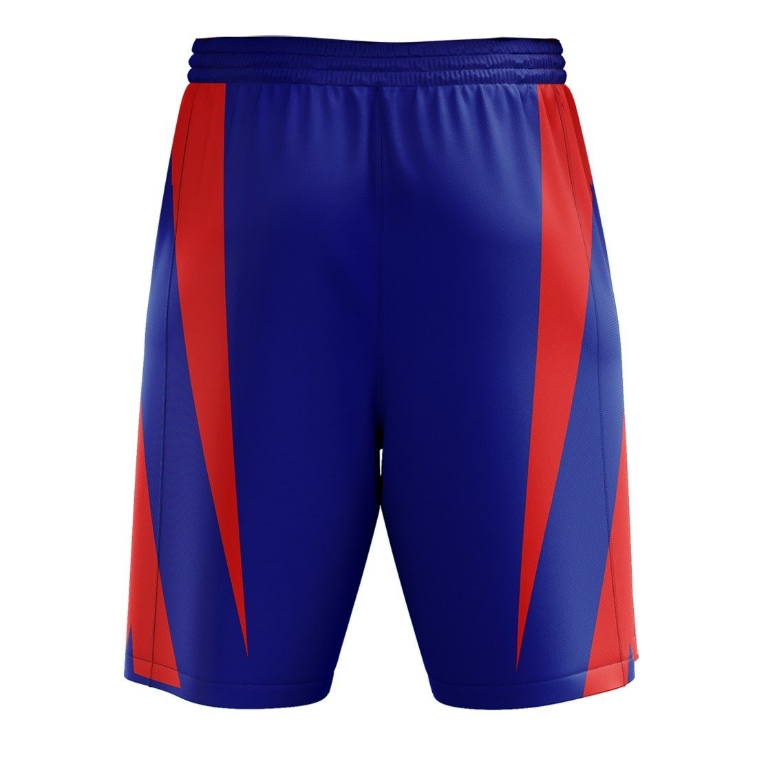 Men’s Sports Shorts with Pockets | Lightweight Running Basketball Workout Athletic Shorts Blue & Red Color