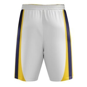 Men’s Basketball Shorts | Lightweight Athletic Sports Shorts for Youth White Color