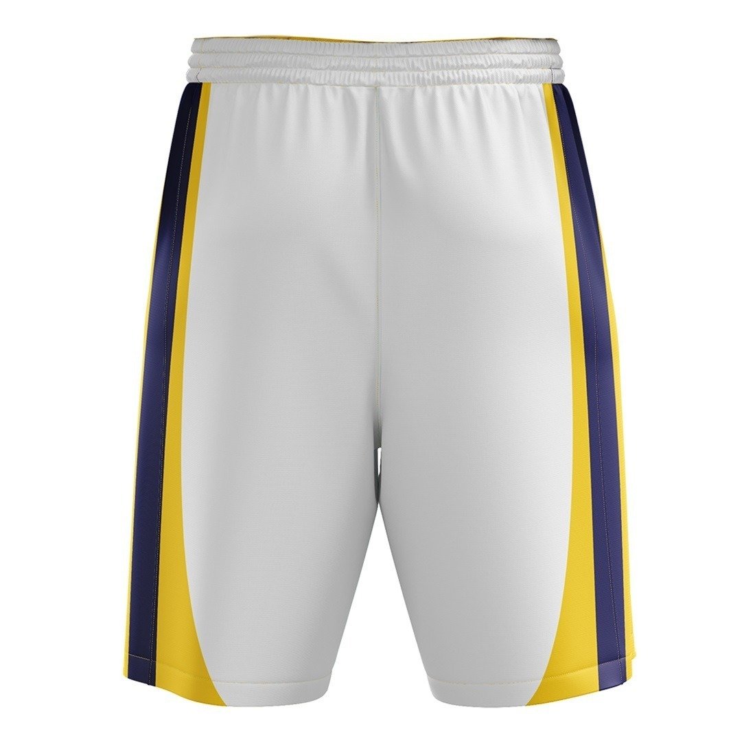 Men’s Basketball Shorts | Lightweight Athletic Sports Shorts for Youth White Color