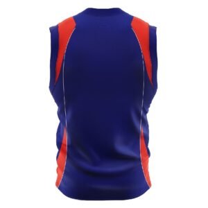 Sublimated Basketball Jersey for Boys Blue & Red Color
