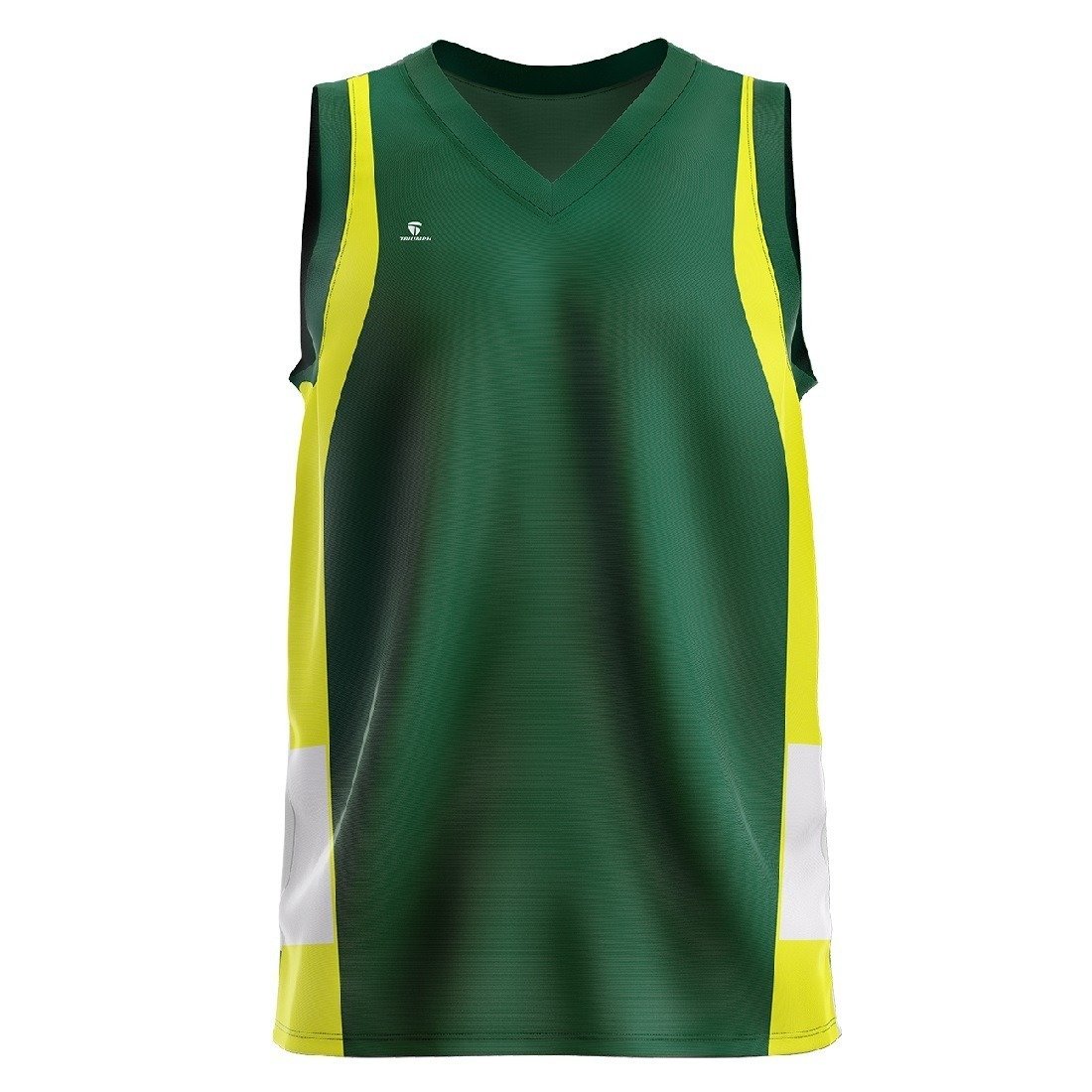 Basketball Jersey For Men | Custom Printed Sportswear Green & Yellow Color