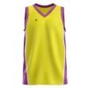Custom Basketball Team Jersey | Mens Sports Clothing Yellow & Purple Color