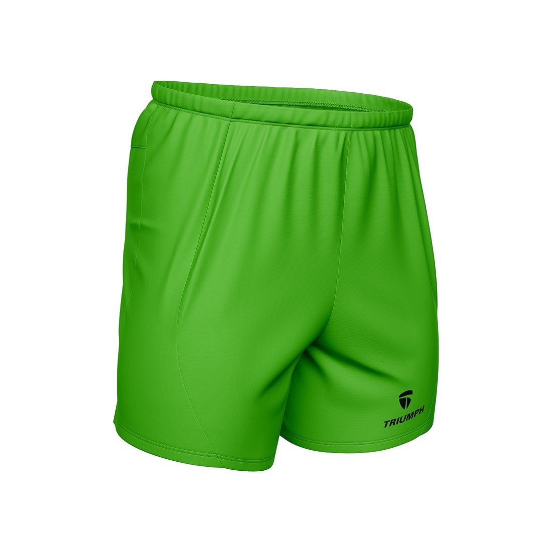 Men's GYM Shorts with Both Zip Pockets - Green Color