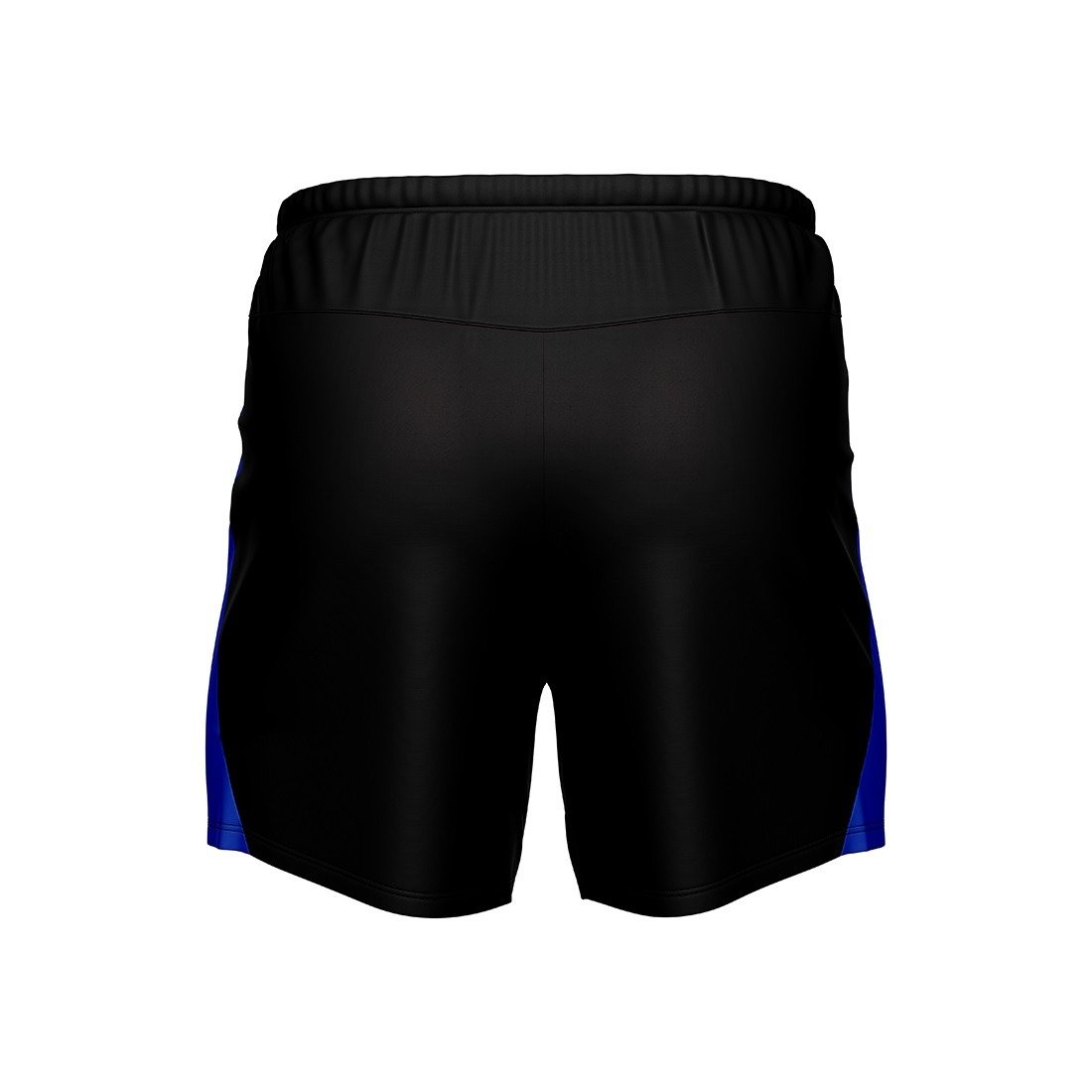 Men’s GYM Shorts with Both Zipper Pockets Black & Blue Color