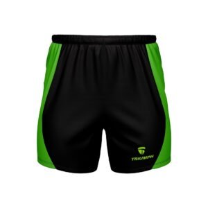 Men’s Light Weight GYM Shorts Black & Green Color
