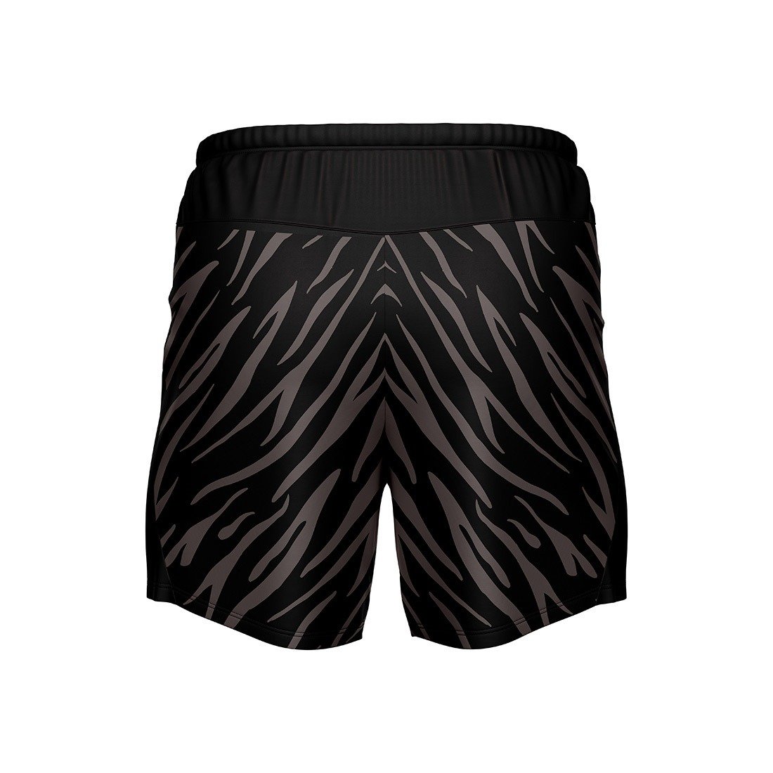 Men’s Exercise Shorts Quick Dry Athletic Workout Gym Shorts with Zipper Pockets Black Color