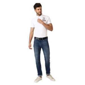 Regular Fit Collared Tshirt for Men | White Polo T-Shirt