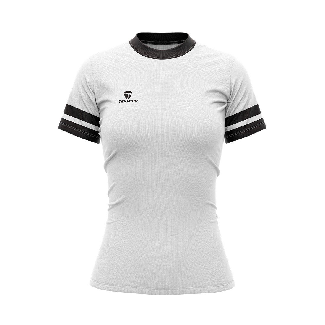 Tennis Practice T Shirts Tops for Women | Custom Tennis Wear White & Black Color