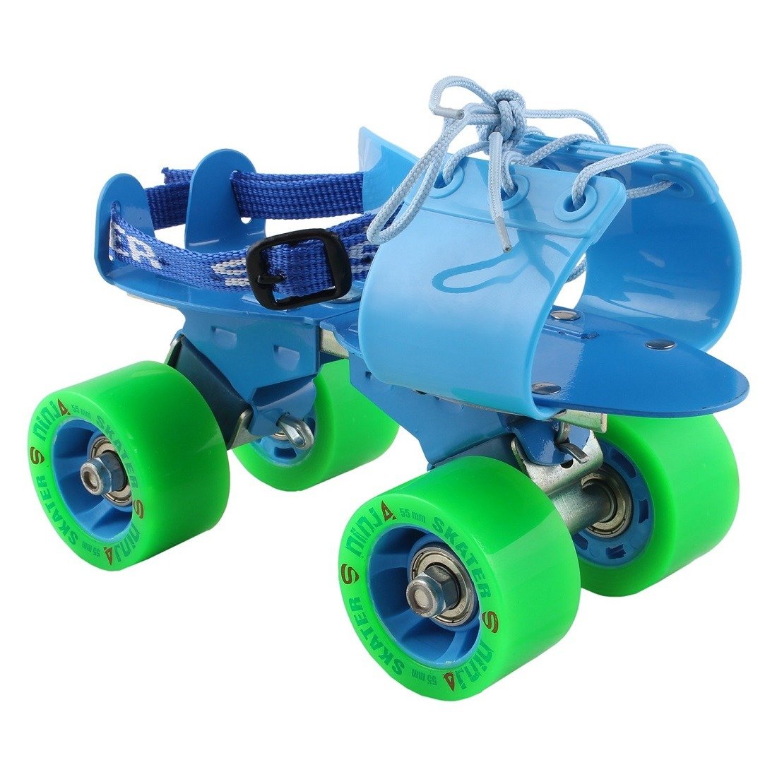Skater Ninja Adjustable Skate Package - Blue Green Color