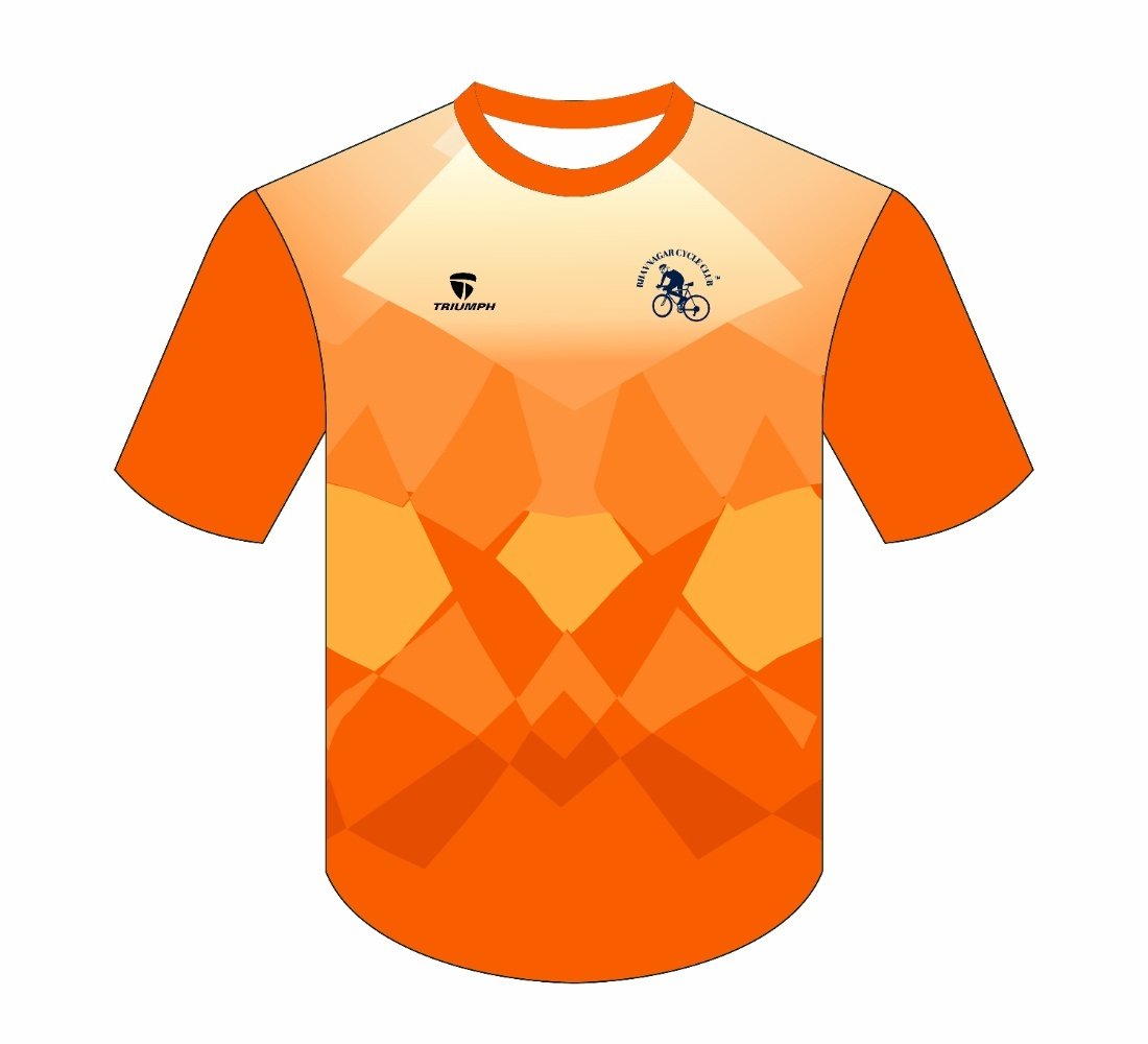 Round Neck T-Shirts Half Sleeve | Bhavnagar Cycle Club