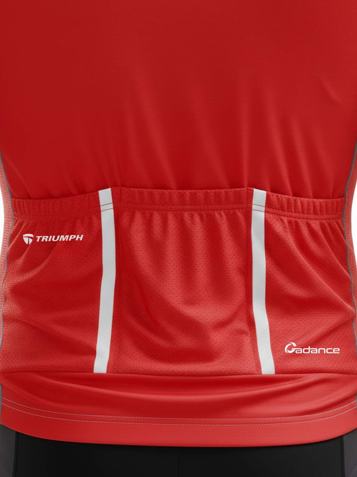 Dry-Fit Cycling Jersey | Cycling Upper Wear for Men’s Grey & Red Color