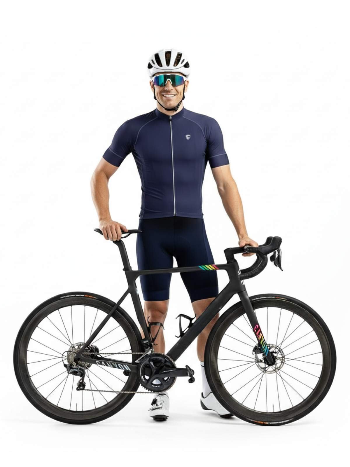 Men's Cycling Jerseys Dark Blue | Custom Bicycle Clothing