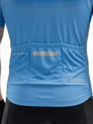 Polyester Drifit Mens Cycling Jersey SKY Blue
