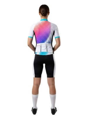 Cycling Jersey Peloton with Rear Pockets for Women, Bike Bicycle Padded Shorts Bottom Tights