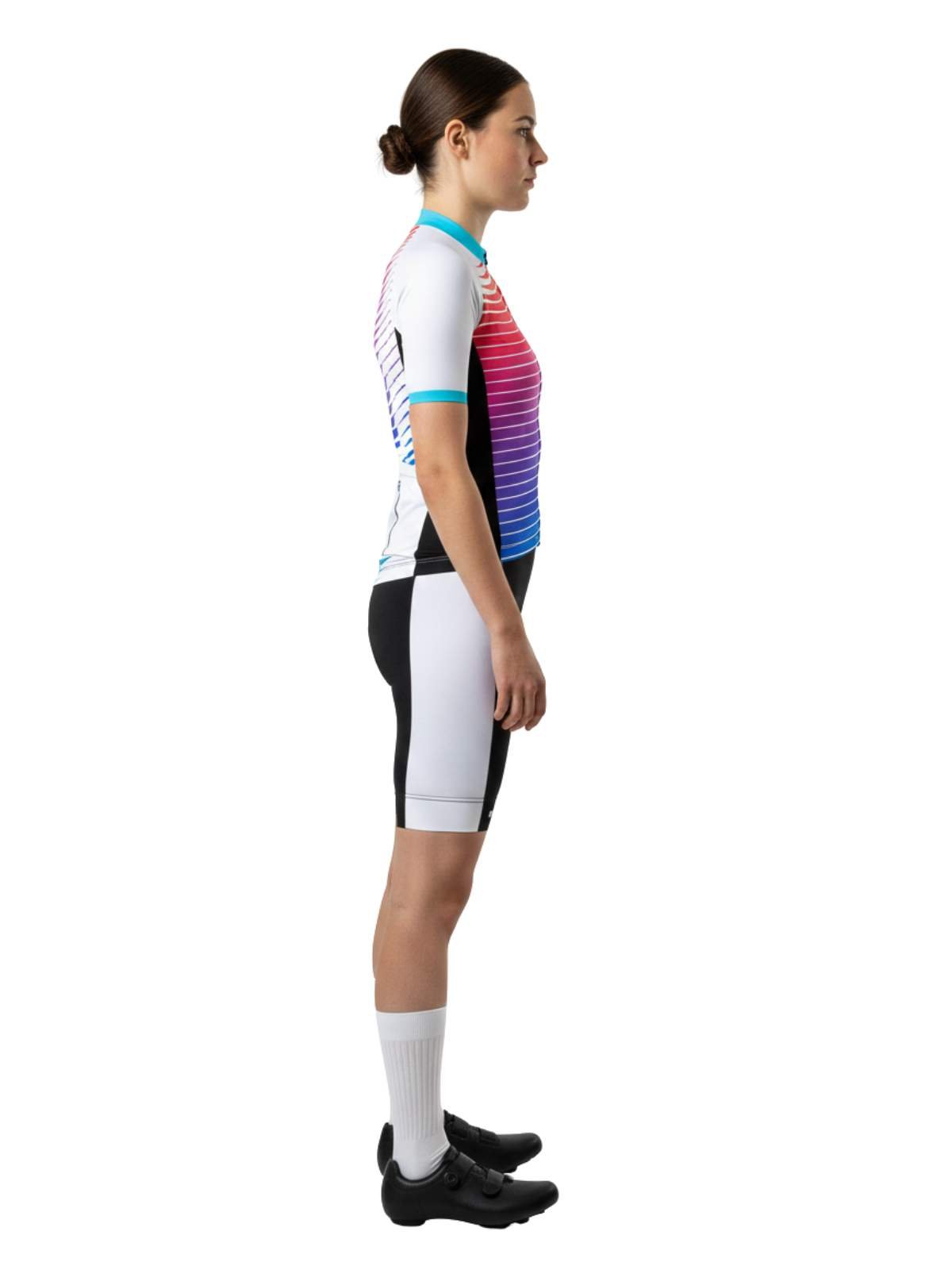 Cycling Jersey Peloton with Rear Pockets for Women, Bike Bicycle Padded Shorts Bottom Tights