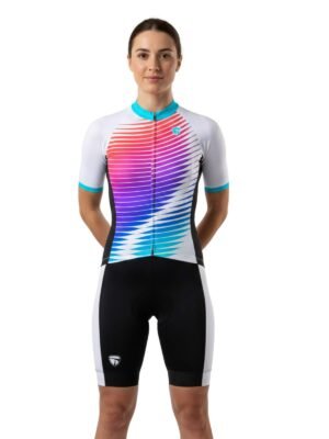 Cycling Jersey Peloton with Rear Pockets for Women, Bike Bicycle Padded Shorts Bottom Tights