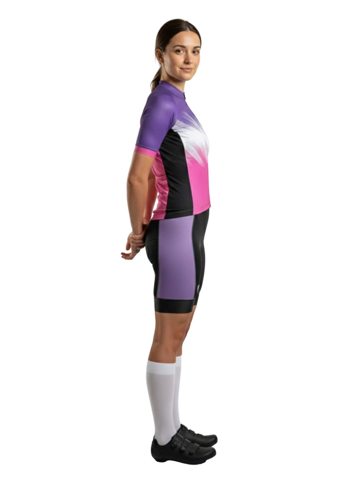 Cycling Jersey & Gel Padded Tights for Girls | Women Bike Bicycle Clothing Set - Image 3