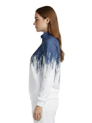 Winter Athletic Gym Running Sports Track Jacket Tops for Women's Girls - Image 4