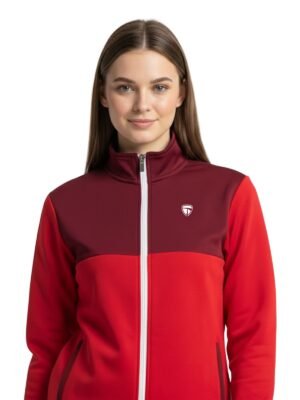 Women's Track Jacket Full Zipper | Workout Jogging Top for Girl - Image 5