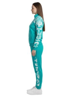 Track Jacket with Sporty Pants | Women's Athletic Workout Tracksuit Sets - Image 4
