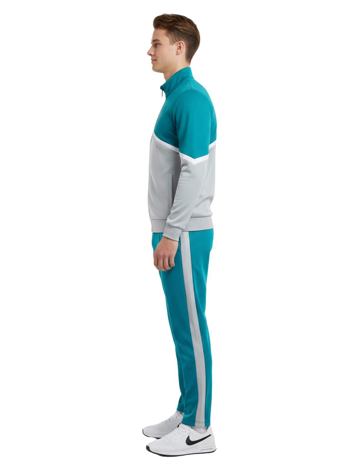 Men Tracksuit Set Casual Jogging Suits | Workout Gym Outfits with Pockets for Boys