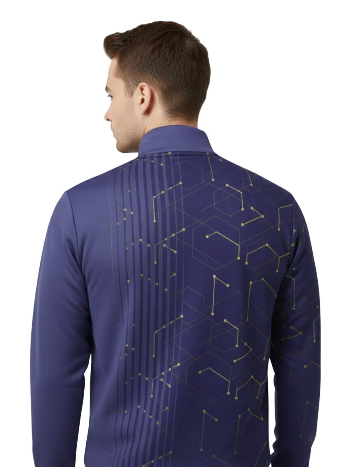 Men Athletic Tracksuit | Running Gym Workout Sports Training Jogging Track Jacket & Pant Set