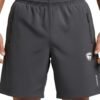 Running Shorts for Men Dark Grey Color – Quick Dry Sports Shorts for Gym | Jogging & Workout with Elastic Waist & Side Pockets with Zipper