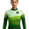 Full Sleeve Cadance Cycling Jersey for Women | Green Riders Cycle Club