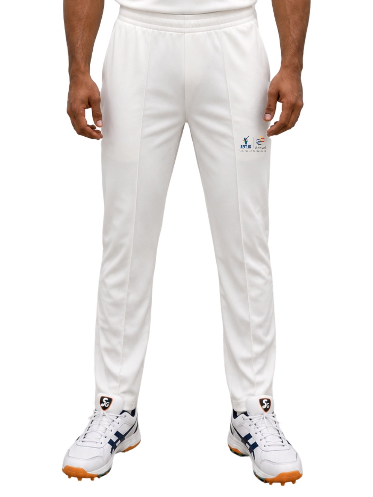 Cricket Track Pants Trousers White | SRT10 Altevol Sports Academy